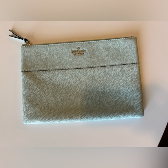 KATE SPADE NEW YORK Leather Clutch like new - Picture 7 of 9
